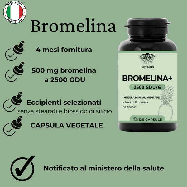 BROMELINA + | OLOMA NUTRITION