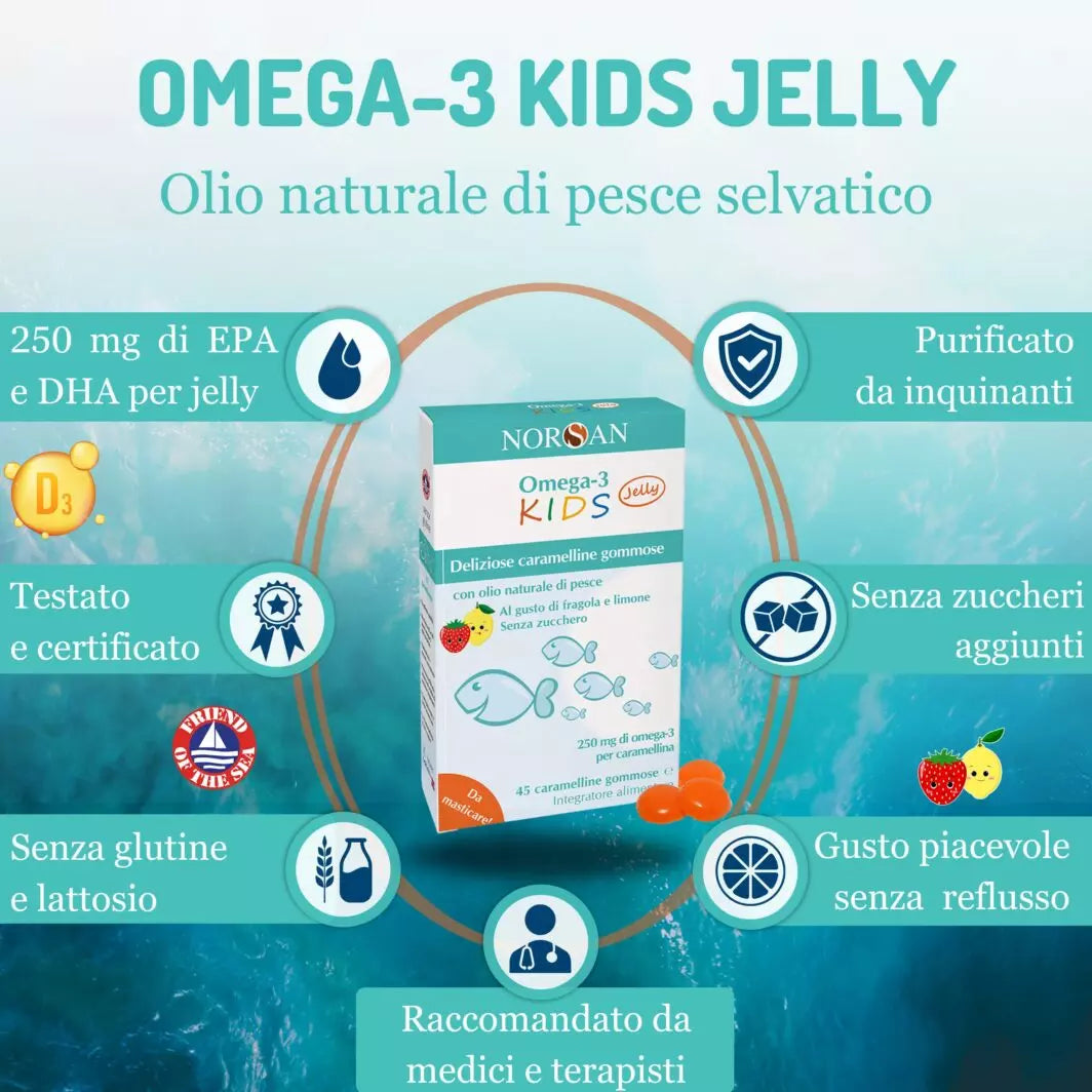 OMEGA 3 KIDS JELLY | NORSAN