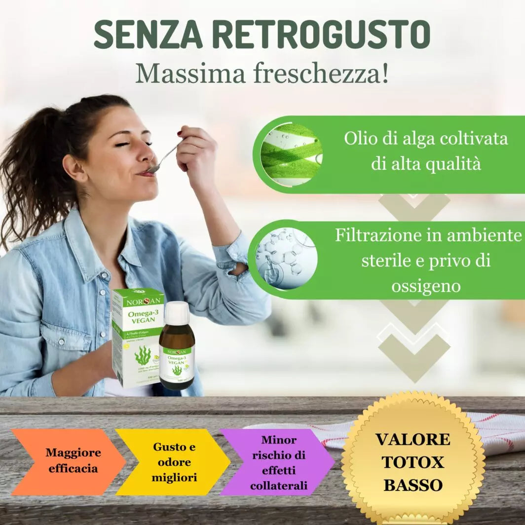 OMEGA 3 VEGANO OLIO DA ALGA | NORSAN