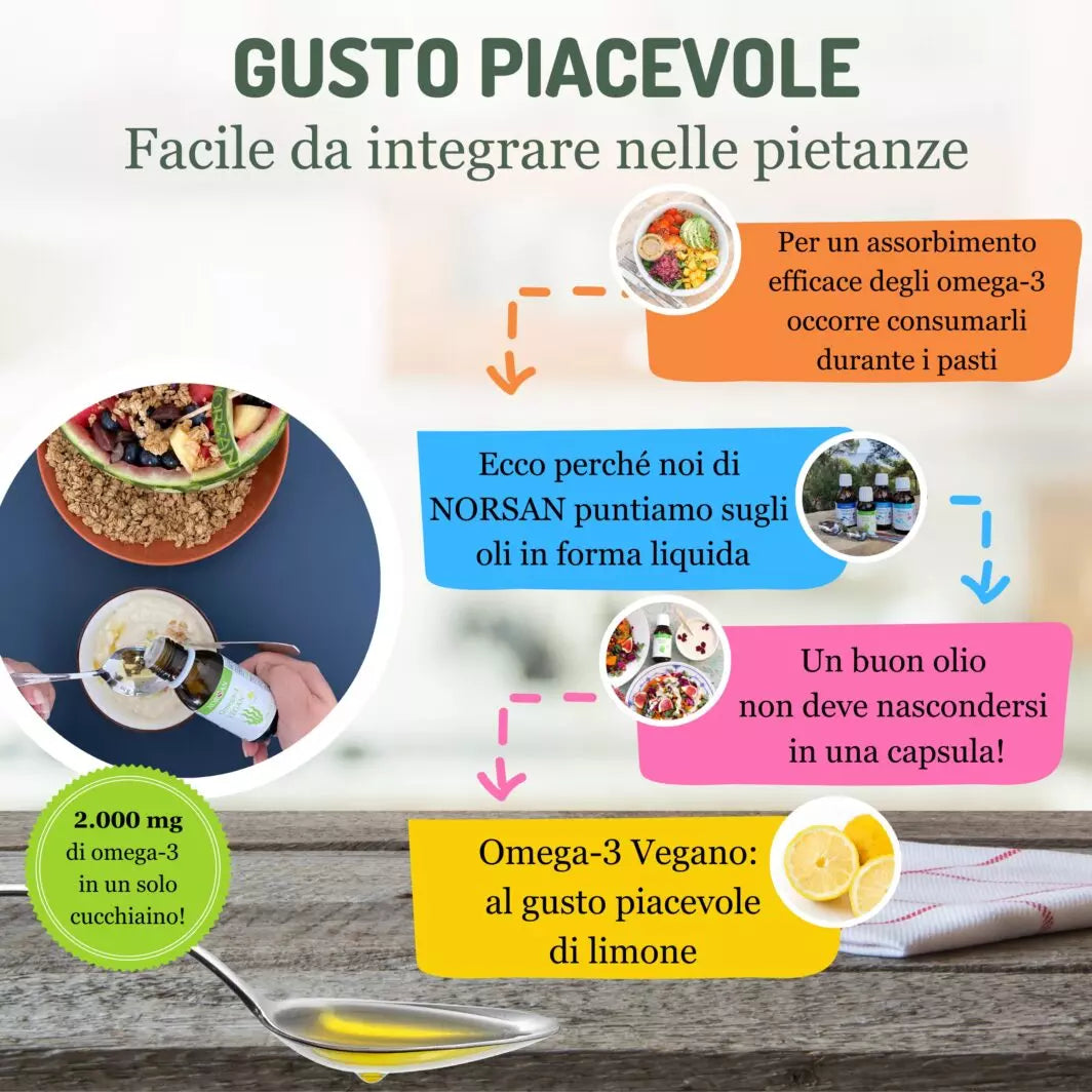 OMEGA 3 VEGANO OLIO DA ALGA | NORSAN