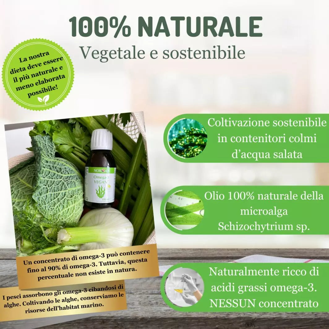 OMEGA 3 VEGANO OLIO DA ALGA | NORSAN