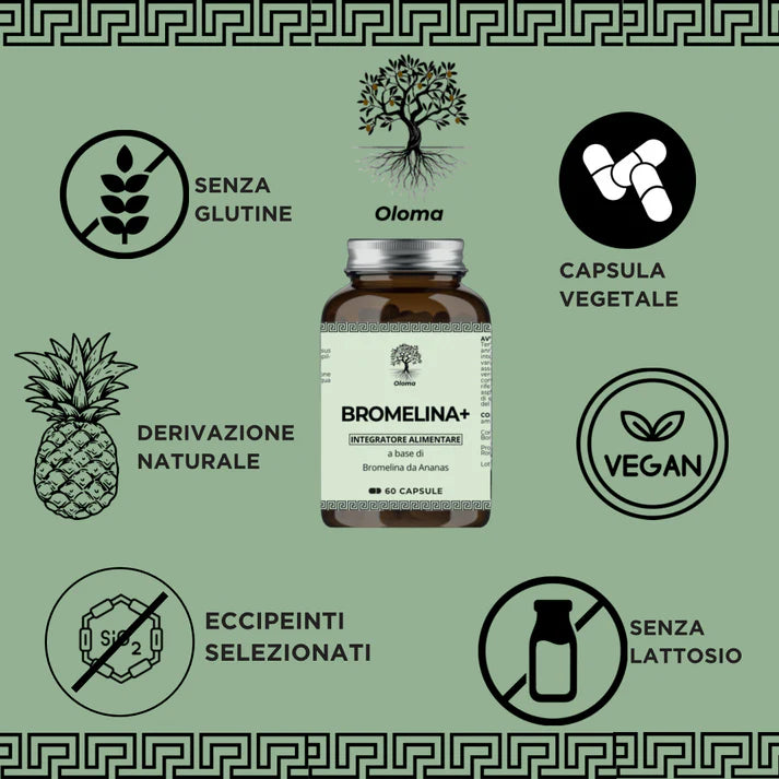 BROMELINA + | OLOMA NUTRITION
