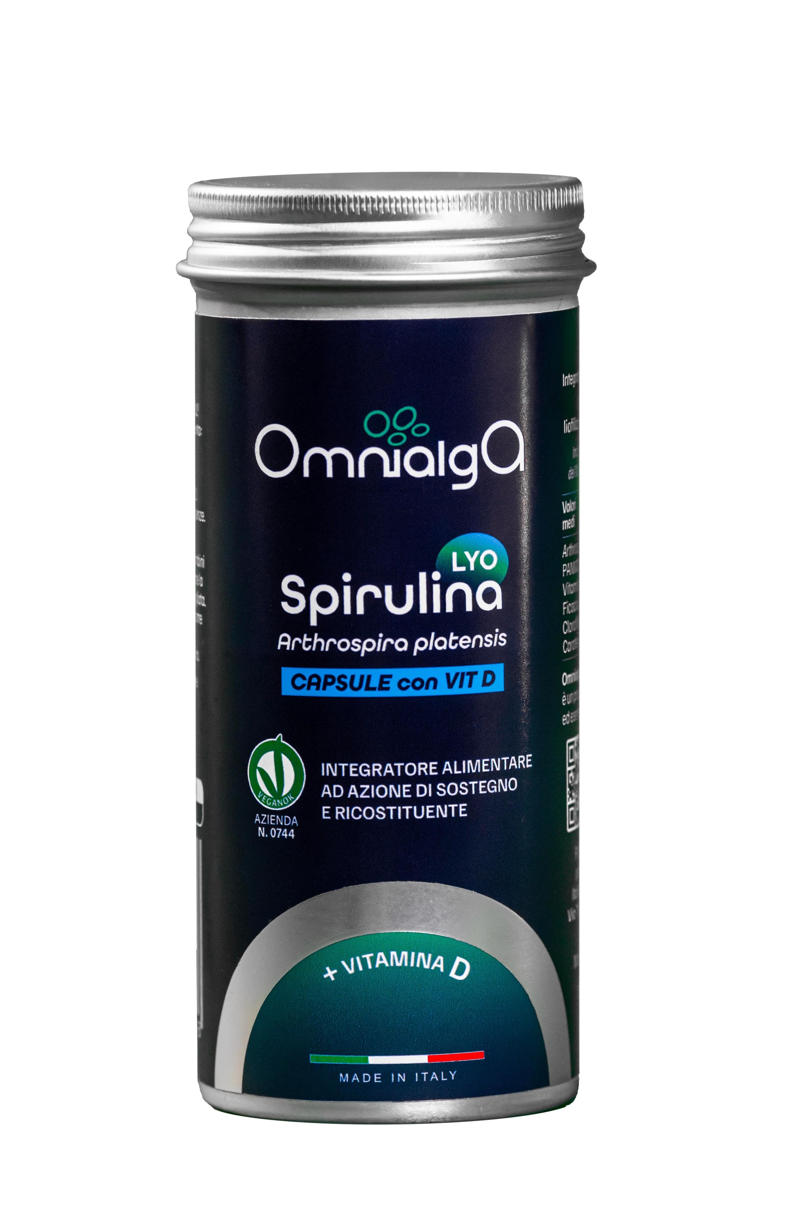 Spirulina LYO capsule con vitamina C