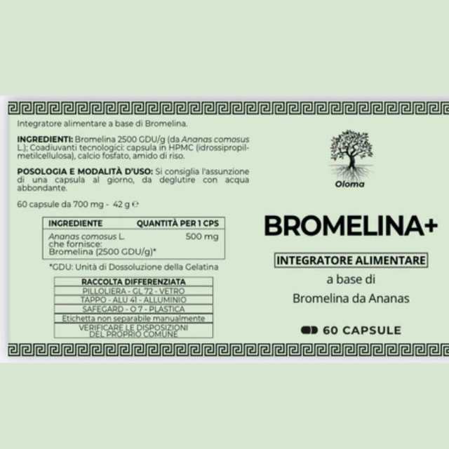 BROMELINA + | OLOMA NUTRITION