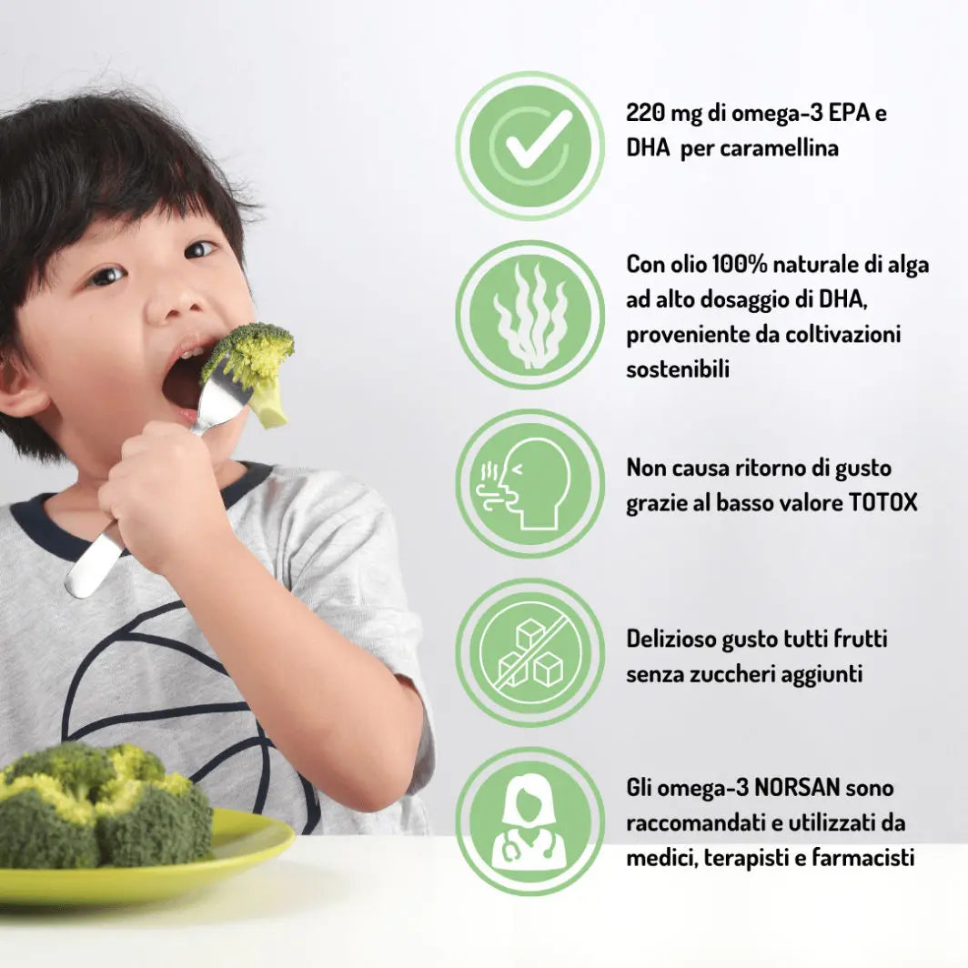Omega-3 KIDS Jelly Alga | Norsan