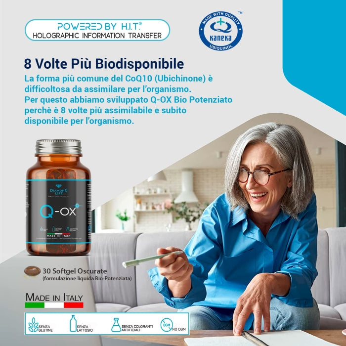 Q-OX (Q10 UBIQUINOLO BIO POTENZIATO M.I.T.) | DIAMOND