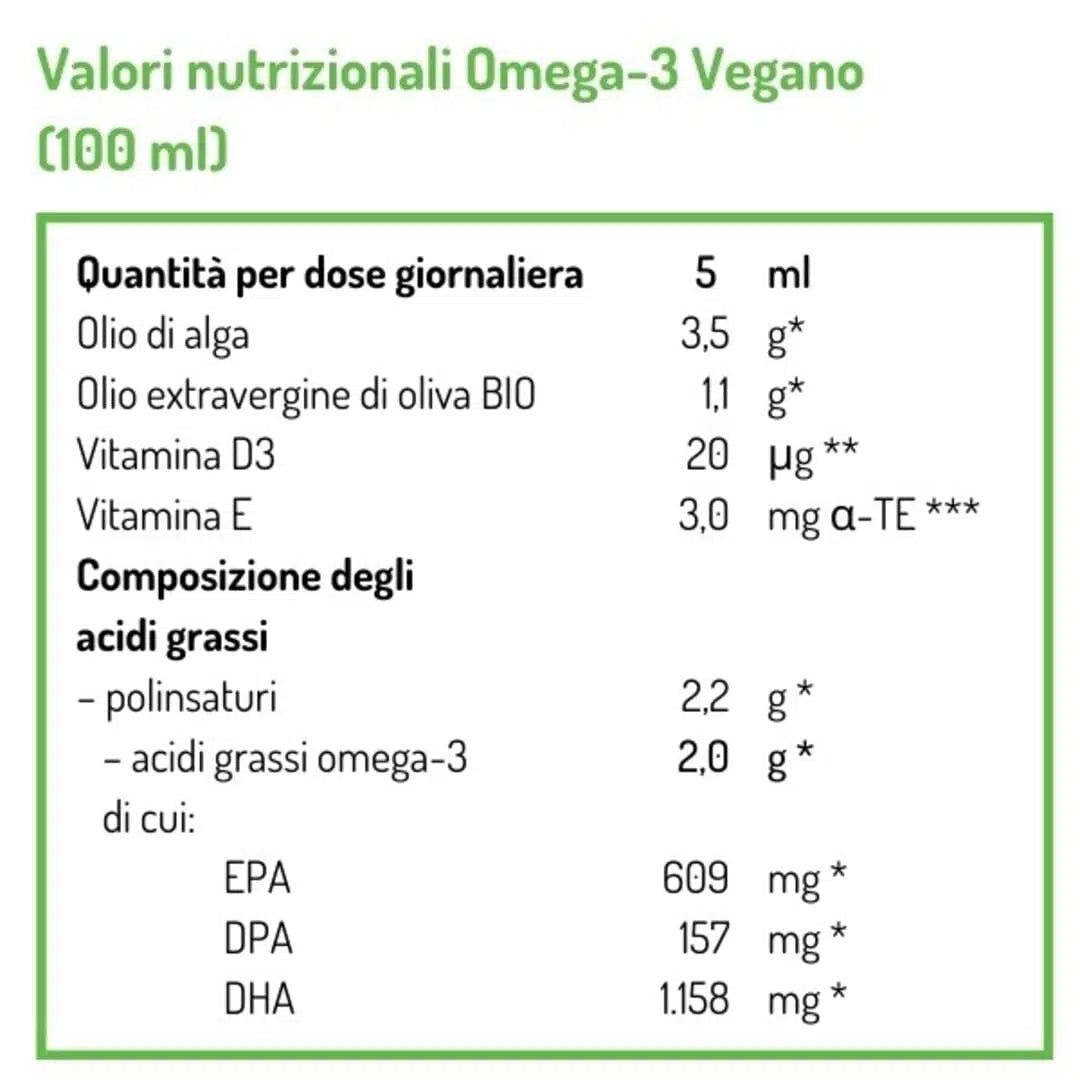 OMEGA 3 VEGANO OLIO DA ALGA | NORSAN