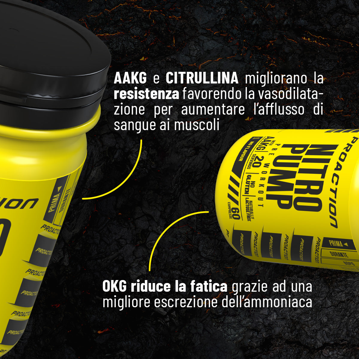 Nitropump | Arginina alpha chetoglutarato
