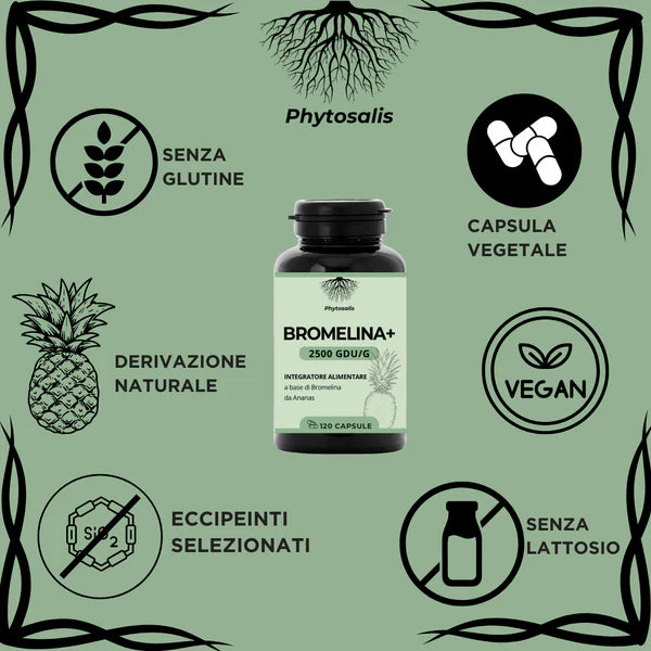BROMELINA + | OLOMA NUTRITION