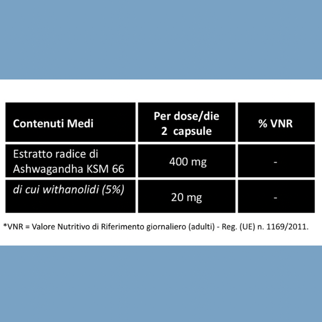 ASHW – Ashwagandha KSM-66 BIO-POTENZIATA M.I.T.