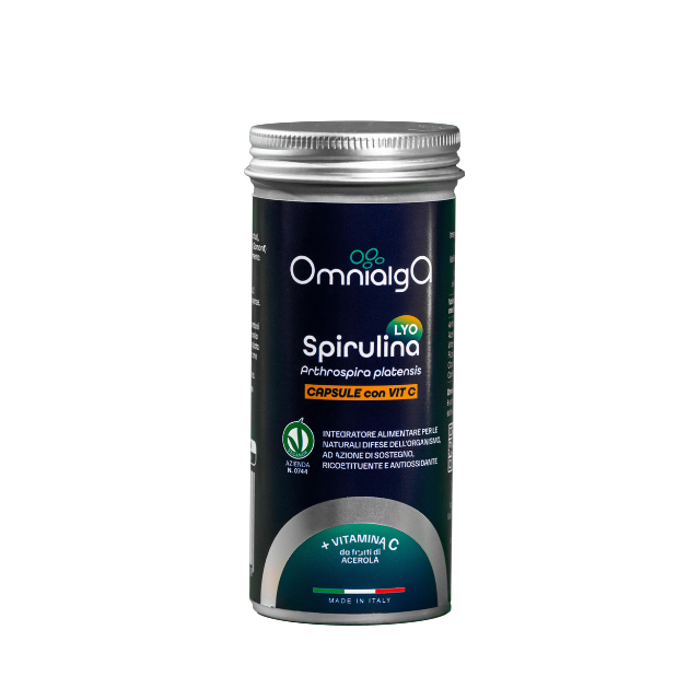 Spirulina LYO capsule con vitamina C