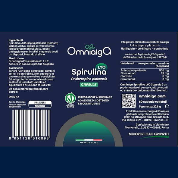 SPIRULINA LYO CAPSULE | MICOPERI