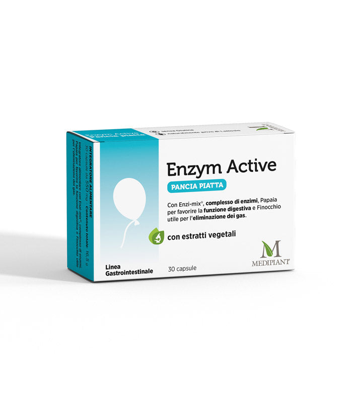 Enzym Active Pancia Piatta Mediplant – confezione da 30 capsule
