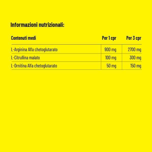 Nitropump | Arginina alpha chetoglutarato