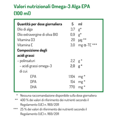 OMEGA-3 ALGA EPA | NORSAN